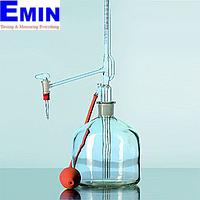 DURAN Buret 50ml Buret tự động khóa TT 50ml, 0.1,  kèm chai 2l và quả bóp