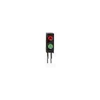 BIVAR H301CHGDL-100 LED Circuit Board Indicators LED Assembly, Right Angle, 3mm LED, Bi-Level, 1 Station, HE Red, Green, Diffused Lens, Low Current.