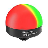Banner Engineering K90PLRGB7Q Panel Mount Indicators / Switch Indicators K90 Pro Series: 7-color RGB Indicator; Voltage: 12-30 V dc; Housing: Polycarbonate; IP67; Input: Bimodal; Colors: Multicolor; 5-pin M12 Integral QD