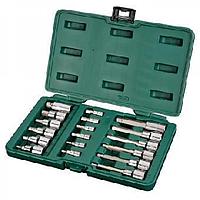 SATA 09052 18PC. 1/4" & 1/2"DR TORX®  BIT SOCKET SET 