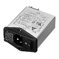 Delta Electronics, Inc. 06EK3SA AC Power Entry Modules IEC Connector Filter, Single, 250VAC, 6A, Screw Mounting, N/A-Lug