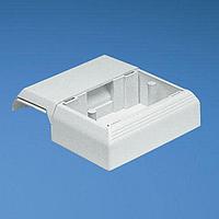 Panduit T45WCIW Power Rated Fitting T-45 Offset Box for Screw-on Faceplates