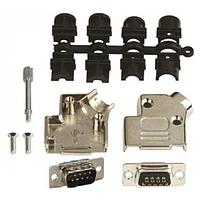 MH Connectors MHD45ZK9-DM9P-K D-Sub Backshells D-Sub plug and angled hood kit 9way