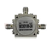 Fairview MC05100-30 SMA Directional Coupler 30 dB Coupled Port From 0.5 MHz to 100 MHz Rated To 3 Watts
