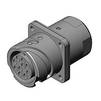 JAE Electronics JK06AF10SX1-F0 Circular MIL Spec Connector 10 Position Panel Mount, Receptacle, Socket Contact, X