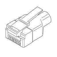 Molex 95043-5896 Modular Connectors / Ethernet Connectors KIT SHIELD.PLUG 6 1 G 6 1 BLUE 950435896