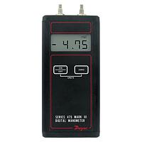 Dwyer 475-7-FM Handheld Digital Manometer for Air/Gas Pressure, 1 inH2O to 150 psid (± 0.5 %, 100 psi, Compression Fitting, 1/4 in)