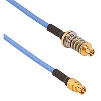 Amphenol SV Microwave FV67SMPM-047-FSSMPM-120 RF Cable Assemblies VITA 67.1/2 SMPM SMPMStraight F 12"Cable