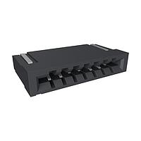 Amphenol FCI HFW7R-1STE1H1LF Headers 1.00mm Flex Connector, HFW-R series, 7 Position, Bottom Side Contact, Side Entry Surface Mount Non-ZIF Connector, Tin plated, Lead Free, Halogen-Free.