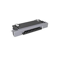 Amphenol FCI SFV12R-3STE1HLF Board Mount 0.50mm Flex Connector, SFV-R Series, 12 Position, Bottom Side Contact, Side Entry Surface Mount ZIF Connector, Halogen Free, Lead Free with Cable-Lock