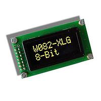 DISPLAY VISIONS EA W082-XLG OLED Displays Yel/Grn 2x8 5.5mm 38x16mm viewing area
