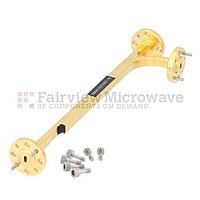 Fairview SMW12EC001-10 WR-12 Directional Waveguide Coupler 10 dB With UG-387/U Flange and E-Plane Coupled Port From 60 GHz to 90 GHz E Band