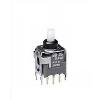 NKK Switches BB26AB Sealed DPDT ON-ON STRT BRKT PC .4VA
