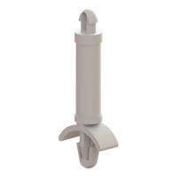 Essentra Components DLCBSAT-8-01 PCB Support CB Spt,Dual Lck,Natural,1/2 in Spc