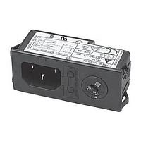 Delta Electronics, Inc. 06A5 Modules Power Entry Module, Snap-In Mounting, 115/250VAC, 6A, N/A-Lug, Plastic Case