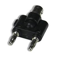 Cal Test Electronics CT2939 RF Adapters - Between Series BNC(f) Adapter 4mm BPlugs, Black
