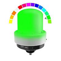 Banner Engineering K100PLRGB7Q Programmable Multicolor Indicator K100 Pro Indicator: RGB Beacon; 12-48 V dc; Polycarbonate; IP66, IP69K; Multicolor; 5-pin M12 Integral QD