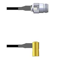 Amphenol Custom Cable Q-2003S0003012i RF Cable Assemblies N-SJ/SMB-RP G174 12I