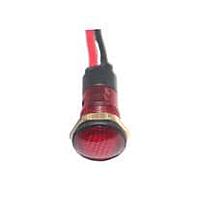 Mallory Sonalert FL1P-8NW-1-R110V Indicators LED RED 8MM NUT 110VAC/DC