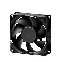 Sunon MF80251V3-1000U-G99 Axial Axial Fan, 80x80x25mm, 12VDC, 33CFM, 0.11"H2O, Vapo, 3x Wire, Auto Restart, Tach