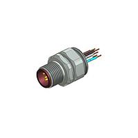Amphenol CONEC 43-01128 Connectors ML SKT M12X1 W/WIRES FNT MNT REPSTN HT