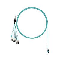 Panduit FXTRP8NUSSNF044 Fiber Optic Cable Assemblies OM3 12-fiber round harness cable, plenum