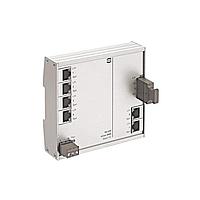 HARTING 24020061100 Unmanaged Ethernet Switches Ha-VIS eCon 2061BT-AD - unmanaged switch with 6 RJ45, 1 SC Duplex MM Fiber, (extended temp. range)