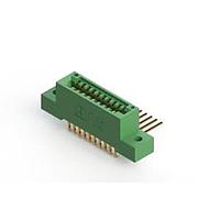 EDAC 345-020-559-202 With Flanges .100" (2.54mm) Pitch Card Edge Connector