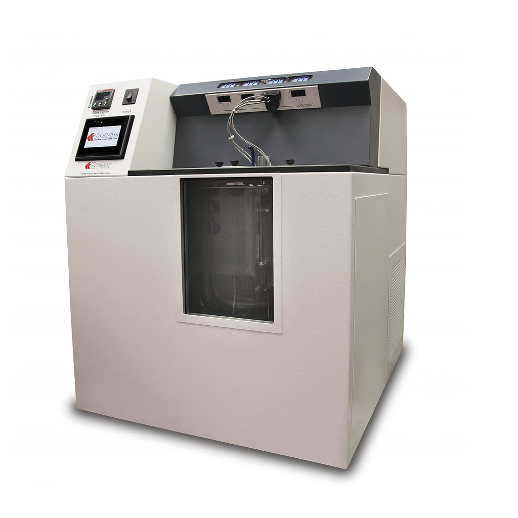 Laboratory equipment used for oil viscosity measurement and controlled-temperature testing