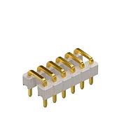 GCT (Global Connector Technology) BG305-02-A-0500-L-G Board to Board & Mezzanine Connectors 2w, 2.54mm Pth Hdr,U Shaped,Dual Insulator, LCP Natural,Box
