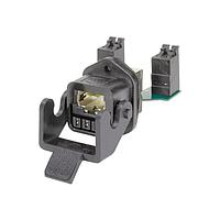 HARTING 09452251760 Industrial Han 3A RJ45Cat6 8+4p Hybrid/Blk Plstc Pnl