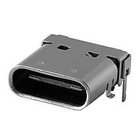 Same Sky (formerly CUI Devices) UJ32-C-H-G-H2-SMT-TR USB Type C Connectors Type C USB 3.2 Gen 2x2 20 Gbps 20 Vac 5 A Horizontal Gold Flash Surface Mount