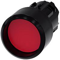 SIEMENS 3SU10000CB200AA0 Flat Button PUSHBUTTON, MOM, RED, RAISED