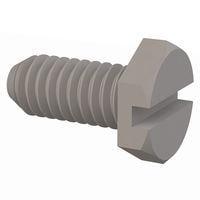 Essentra Components 010448X025 Hex Slotted Hex Slotted Screw, #4-48 Thread, 1/4 Lg