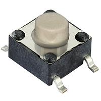 CTS Electronic Components 222AMVBBR Compact Tactile Switch Gull Wing AF 260gf Act. Dir. Vertical