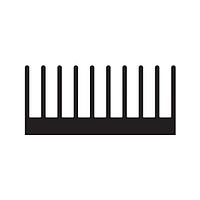 Wakefield Thermal 125415 Flatback Extrusion Cut to Length, 12", 6.50", Flatback Heat Sink 6664 xx4509