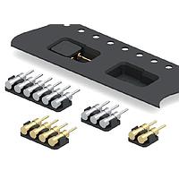 Mill-Max 328-10-105-40-020001 Pin Strip HSMT Header with Removable Insulator