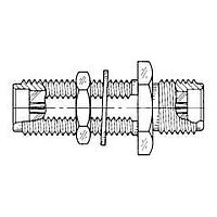 Radiall 5909-9103-000 RF Adapters - In Series SMA / SMA STRAIGHT JACK/JACK FEMALE/FEMALE PASSIVATED