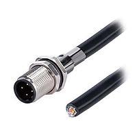 Same Sky (formerly CUI Devices) CDM1262-04D-MW-F12-200-67 Sensor Cables / Actuator Cables Solder Type,Front Fasten M12*1.0,D-Code 4PIN ,Screw Copper alloy,PUR 2.0M