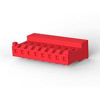 AMP Connectors - TE Connectivity 3-643819-8 Receptacle Housing CLOSED WITH TABS 8P L.R. red 22 AWG