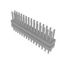 Samtec TW-15-03-T-D-185-120 Headers Flexible Surface Mount Board Stacking Header, 2.00 mm Pitch