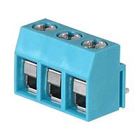 Same Sky (formerly CUI Devices) TB003V-500-P13BE Fixed Terminal Blocks Terminal block, screw type, 5.00 , vertical, 13 poles, CUI Blue, Philip's head screw, PCB mount