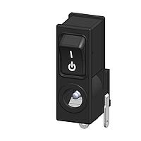 Dailywell RJ-001 Rocker Switches DC Power Jack with Rocker switch