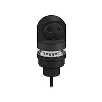 Banner Engineering TL50BLR1AOSQ Tower Lights Beacon Tower Light: 1-Color Sealed; Omnidirectional Continuous Audible Indicator; Voltage: 12-30 V dc or 24 V ac; Environmental Rating: IP67; Input: Bimodal; Colors: Red rotate; 4-pin M12 Integral QD