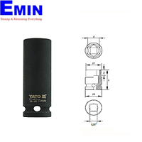 Yato YT-1034 Hexagonal deep impact socket 1/2" (14mm)