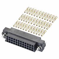 Harwin M83-LFC1F2N36-0000-000 Receptacle Housing 3R 36P F S/BORE CRIMP 24-28AWG W/JS