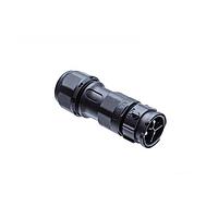 Amphenol LTW DC-02BMMB-QL8APP Standard Circular Connector X-Lok, Large Size, Plastic, 20A, 02 pins, Male Connector, Male Contact, Straight, Push Lock, Screw-in, Field Installable, F8.0 - F14.0mm, IP68