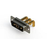 EDAC 629-3WK3650-4N1 Mixed Contact D-Sub Connectors Right-angle Power Combo D-Sub Connector