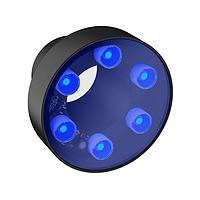 Banner Engineering LEDBRV75PM LED High-Intensity Sealed Ring Lights VE Series Sealed IP67 Ring Light; Visible Blue LED; 24 V dc; Polycarbonate Window; 3-pin M8 QD; Connects to VE Smart Camera; 75 mm Length