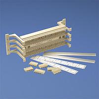 Panduit P110KB1004Y Wire Ducting & Raceways 100 Pair 110 Pchdown System Kit with 4